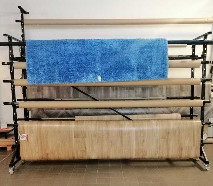 Stojak na wykładziny 3-metrowe na kołach