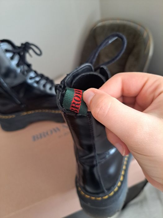 Botas de pele Brownie