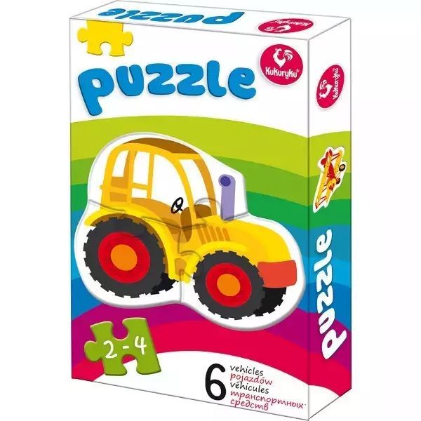Pierwsze Puzzle. Pojazdy. Nowy Produkt