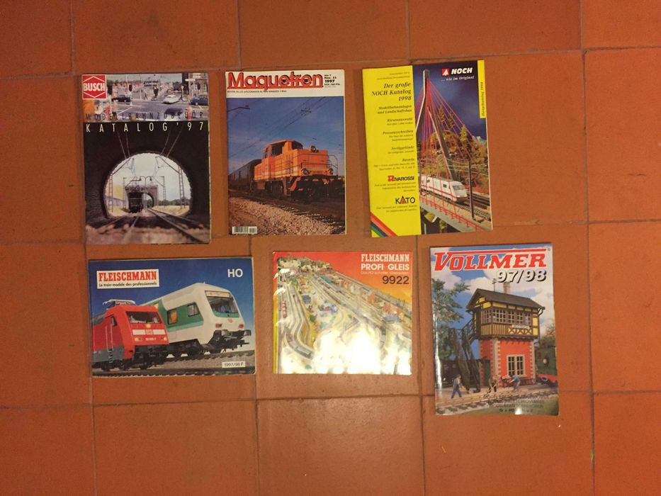 Catálogos Vinta. Comboios Vollmer, Maquetren, Fleischmann, Noch, Kibri