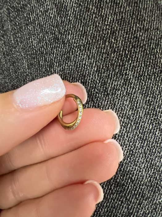 Сережки титан мочка трагус хелікс