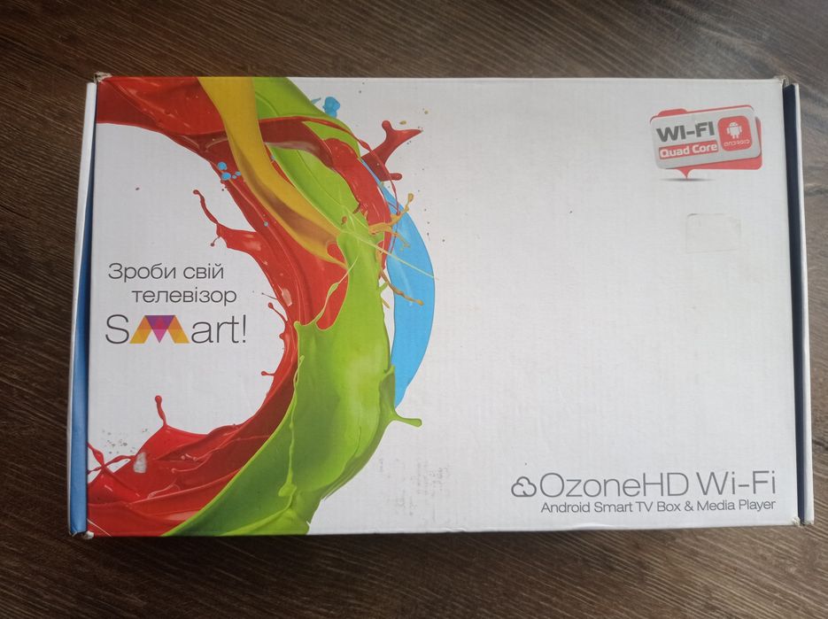 ТВ приставка Android Smart TV Ozone HD Wi-Fi