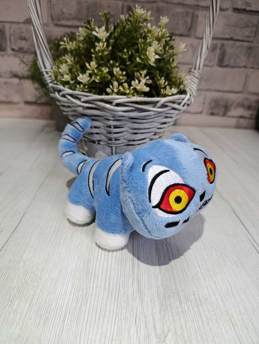 Derpy niebieski kot kotek tygrys maskotka Demon Hunters Saja Boys blue