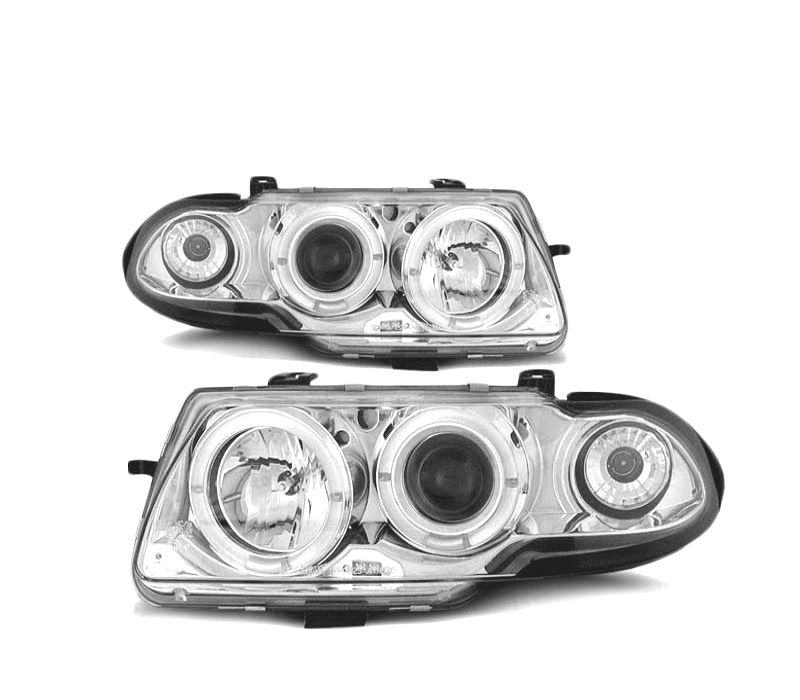 FARÓIS ANGEL EYES OPEL ASTRA F 91-94 CROMADO