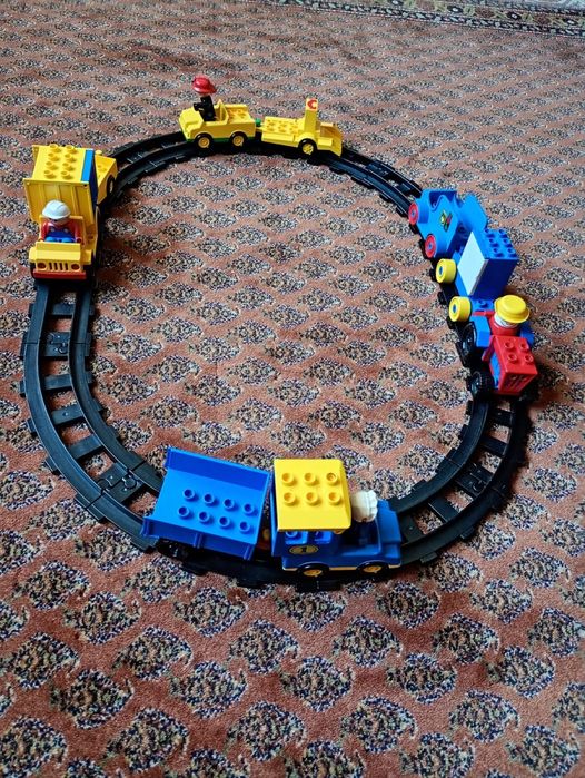 Zestaw klocków Lego Duplo + Classic/ Kolejka na baterie / Stan BDB