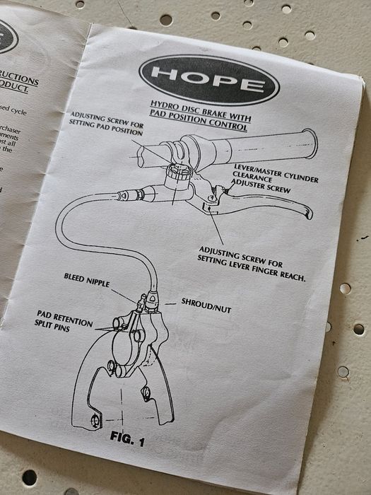 disco hidráulico Hope (DB101)