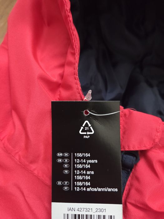 Crivit 158/164 термо куртка  на дівчинку  девочку зимова демісезонна