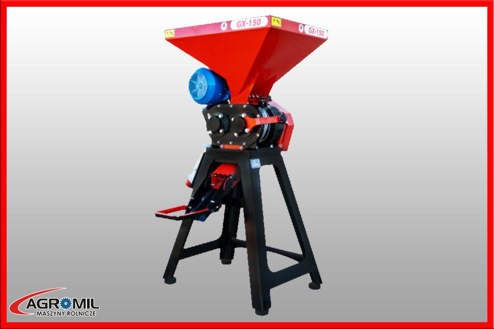 Gniotownik walcowy, zgniatacz ziarna zboża kukurydzy Remet promocja GX