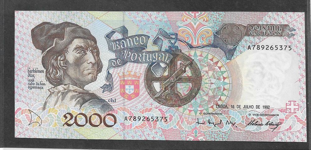 Nota de 2000 escudos - Ch 1