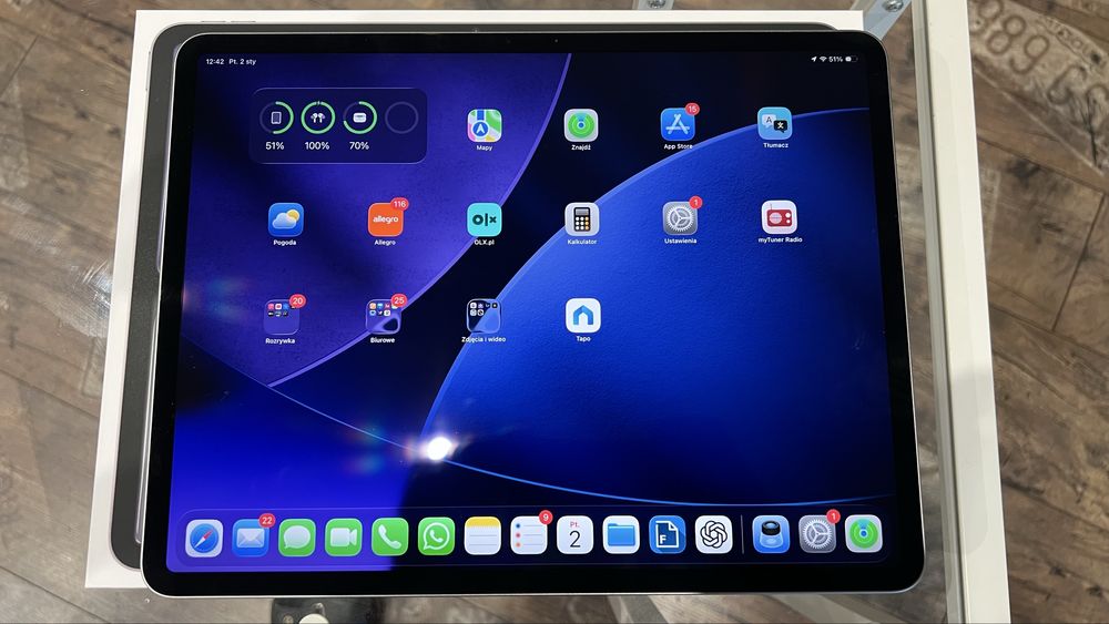 Ipad air 13” M2 jak nowy.