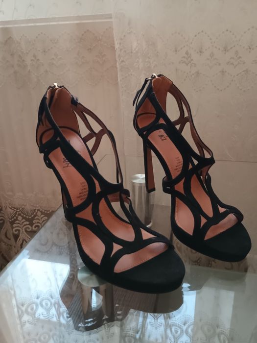 Босоніжки штучна замша