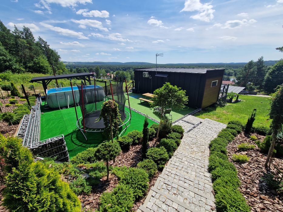 Całoroczny domek na skarpie