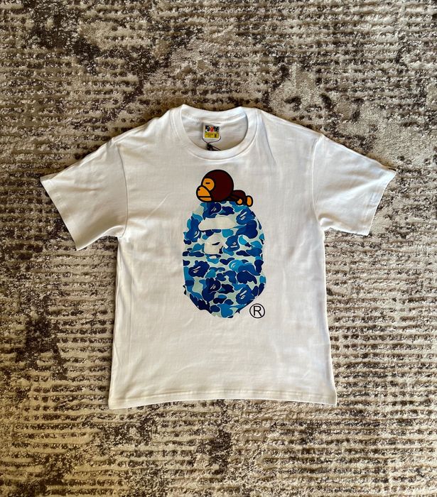 BAPE Ape Head Camo T-Shirt – biała, nowa z metką, M