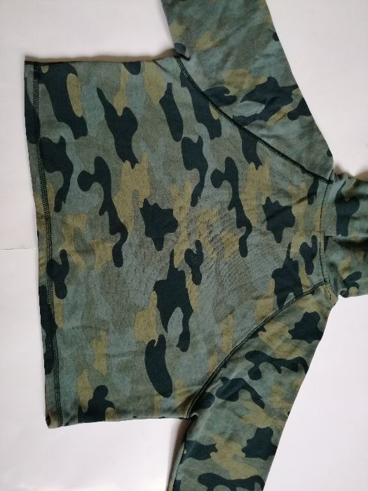 H&M HM Divided bluza krótka moro z kapturem roz S - jak nowa