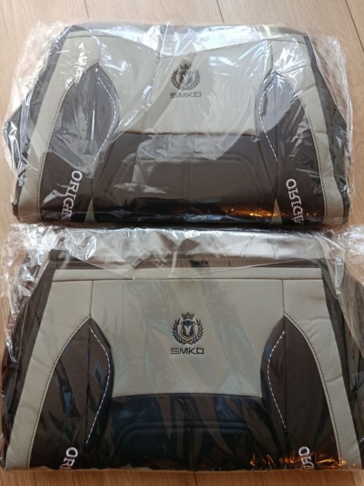 Pokrowiec na siedzenie samochodu 2x różne kolory