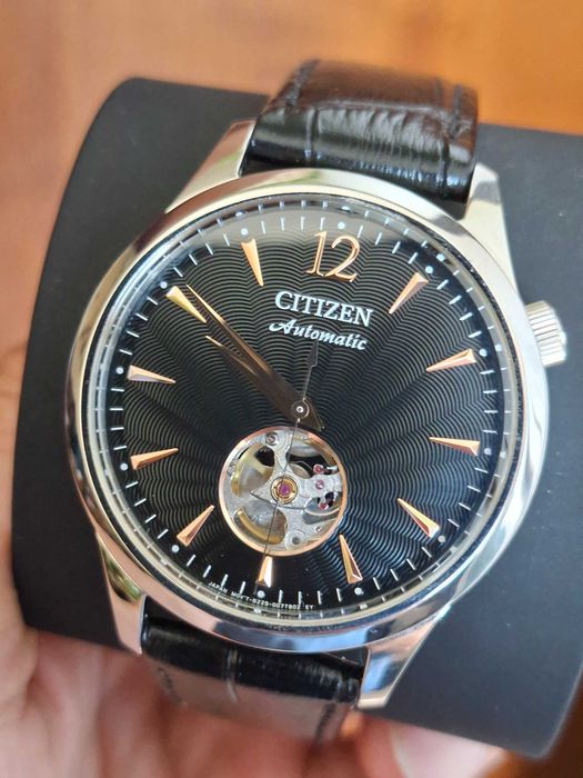 Zegarek męski Citizen Mechanical Classic Open Heart