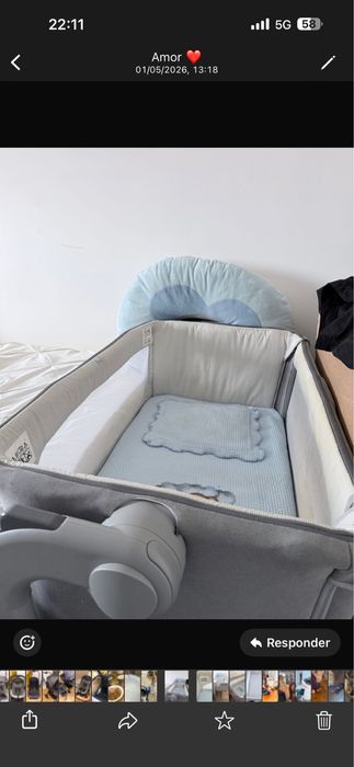 berço de co-sleeping da  Chicco, modelo Next2Me Dream