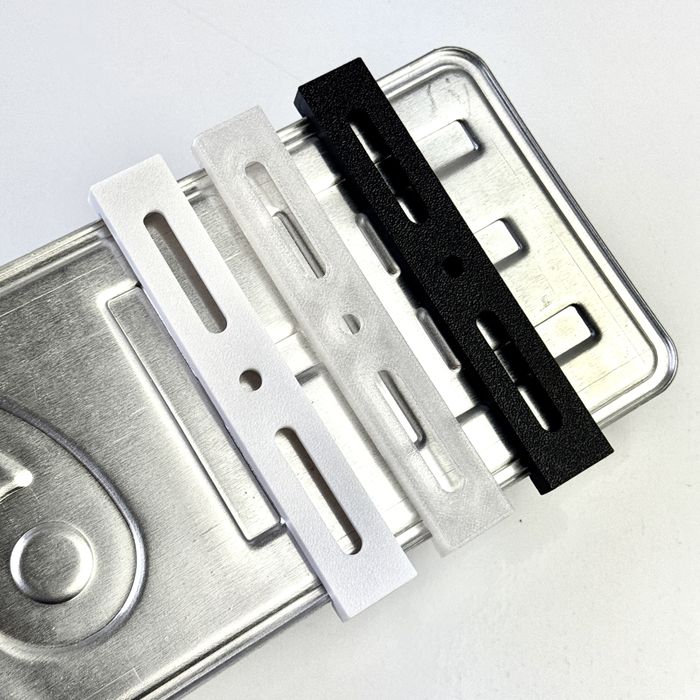 Тримач номерного знаку без рамки для авто | Європейський номер | ABS