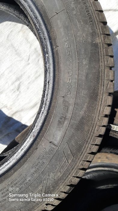 Шини 165/70/14 DEBICA 2×7.3мм 2×7мм 2018рік Польща