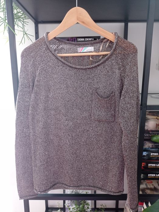 Sweter Chillin rozmiar XS srebrnoszary! Genialnyyy!