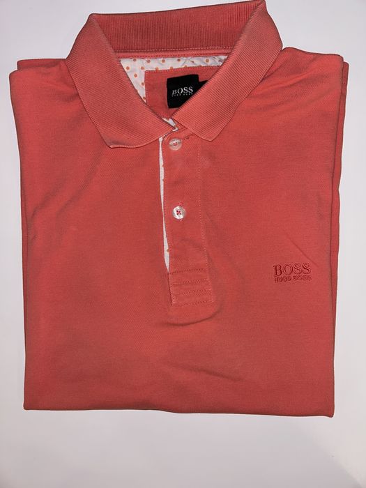 Pólo Hugo Boss salmao