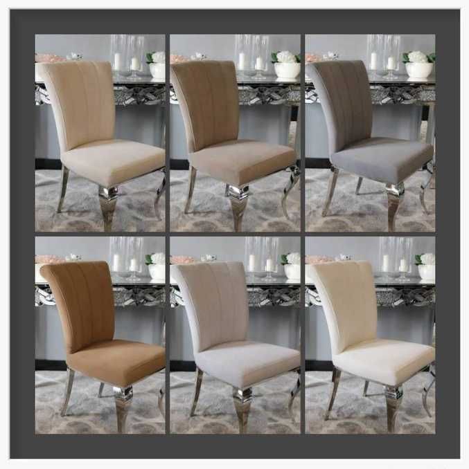 Krzesła glamour Livio Różne Kolory Do jadalni Do salonu