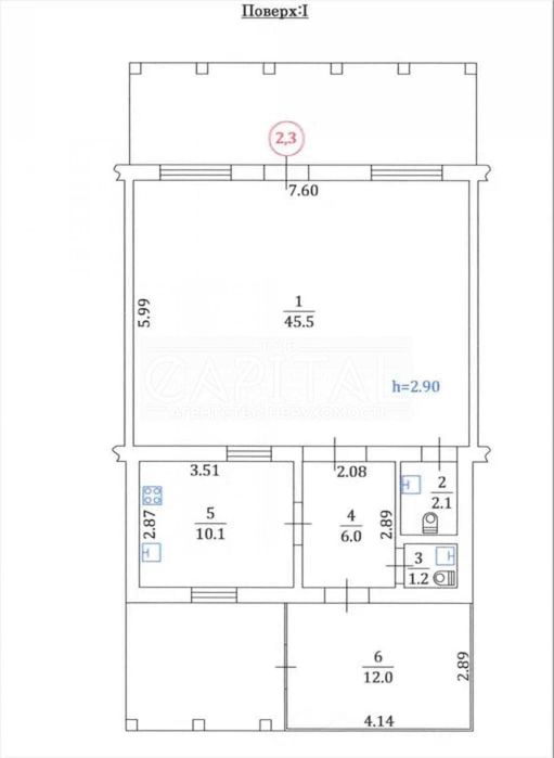 Комерційна нерухомість за адресою вул. Чорнобильська (площа 65 м²) - Atlanta.ua - фото 14