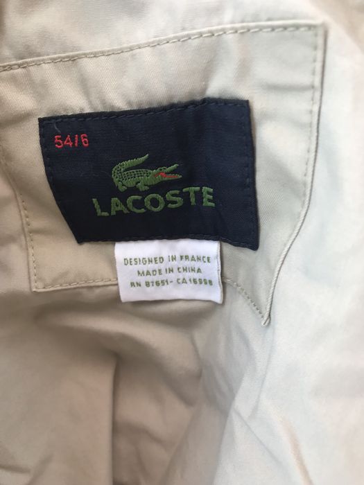 Blusão Lacoste bege