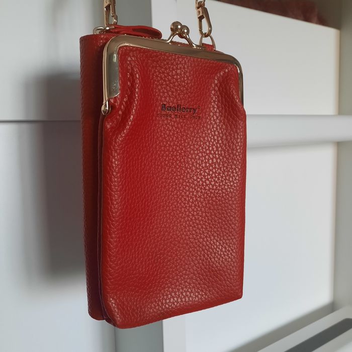 Красный кошелёк сумка. Червоний гаманець Baellerry.