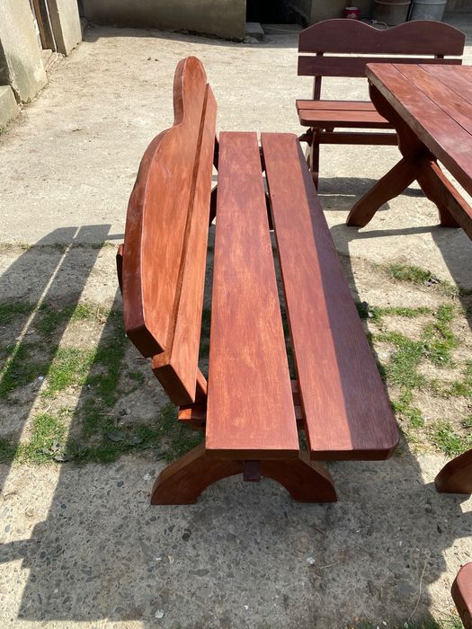 Meble ogrodowe dębowe