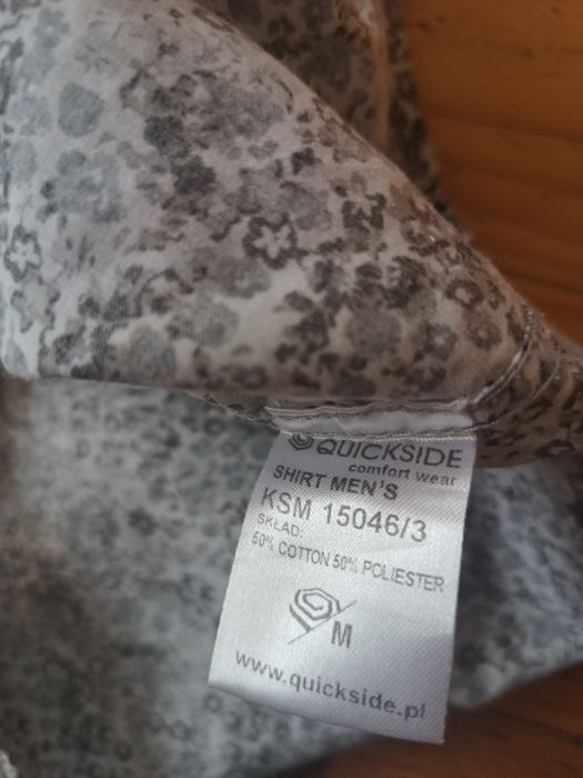 Koszula męska krótki rękaw quickside