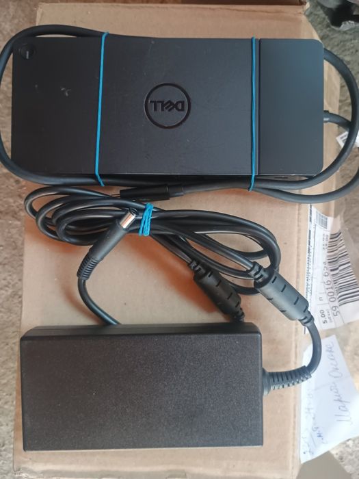 Док-станція Dell WD19TB + Блок живлення Dell 180W