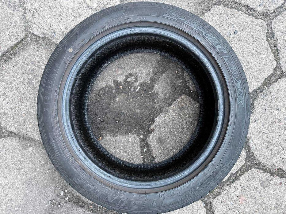 215/45R16 Dunlop SP Sport Maxx komplet opon lato 7,8mm nr6402