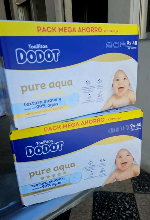 Toalhitas Dodot Aqua Pure (432un - 9*48un]