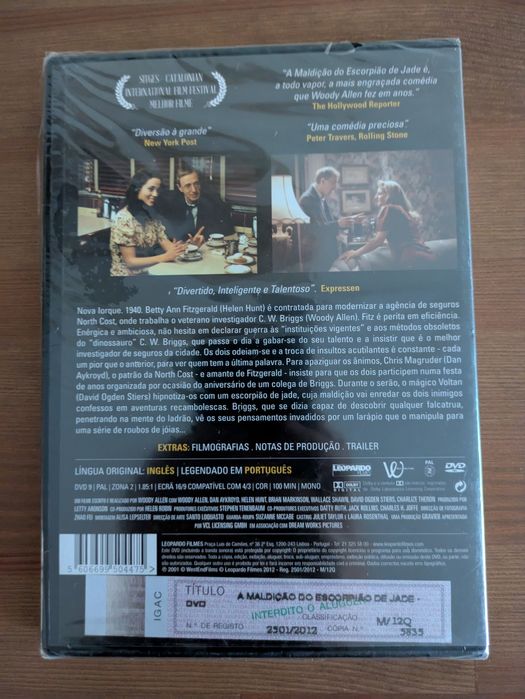 NEW AND SEALED DVD "The Curse of the Jade Scorpion" (2001)64551962738561121