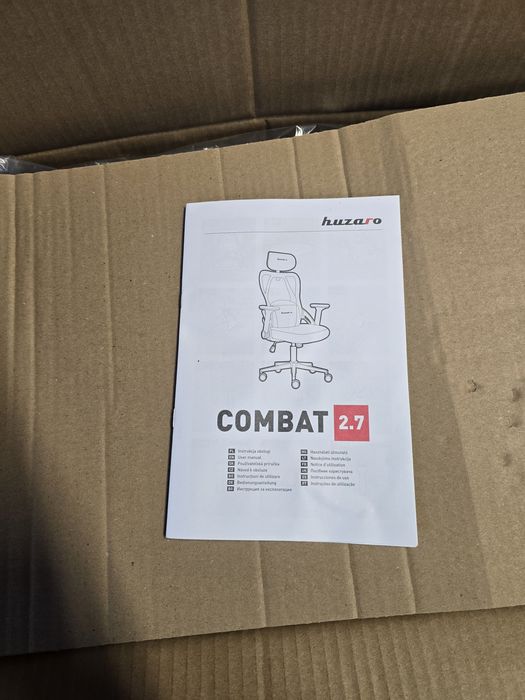 Fotel gamingowy huzaro combat 2.7 nowy