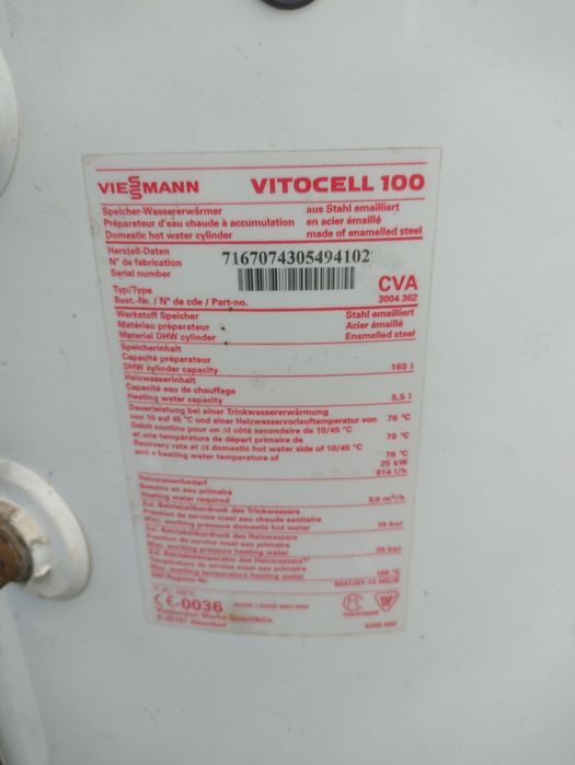 Zasobnik wody Viessmann Vitocell 100 - 160l