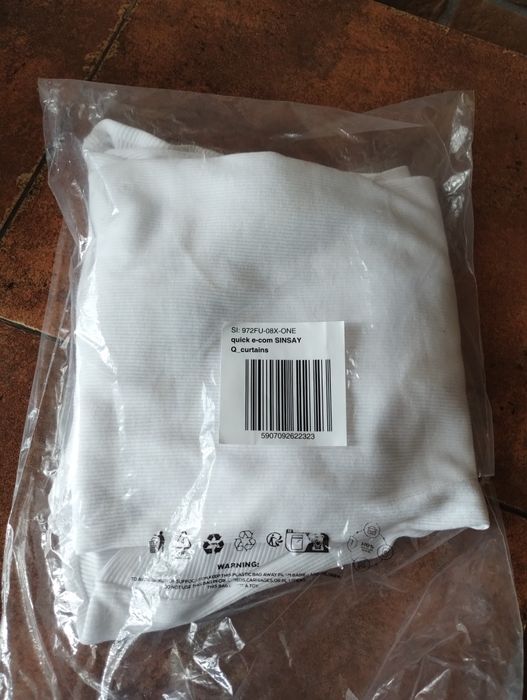 Biały bawełniany golf Sinsay