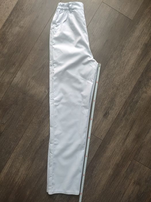 Spodnie medyczne białe r. 34