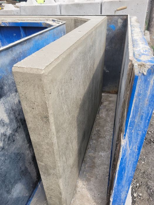 Mur opoorowy L, ogrodzenie