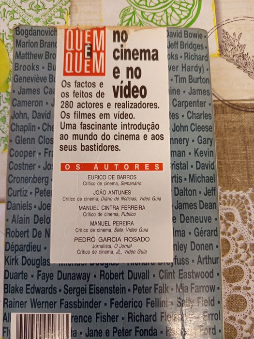 Livro "Quem é quem no cinema e no vídeo"