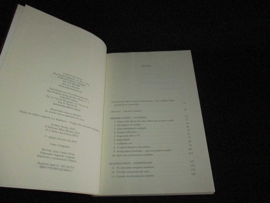 Livro Banksters Uma Viagem ao Submundo dos Banqueiros Marc Roche