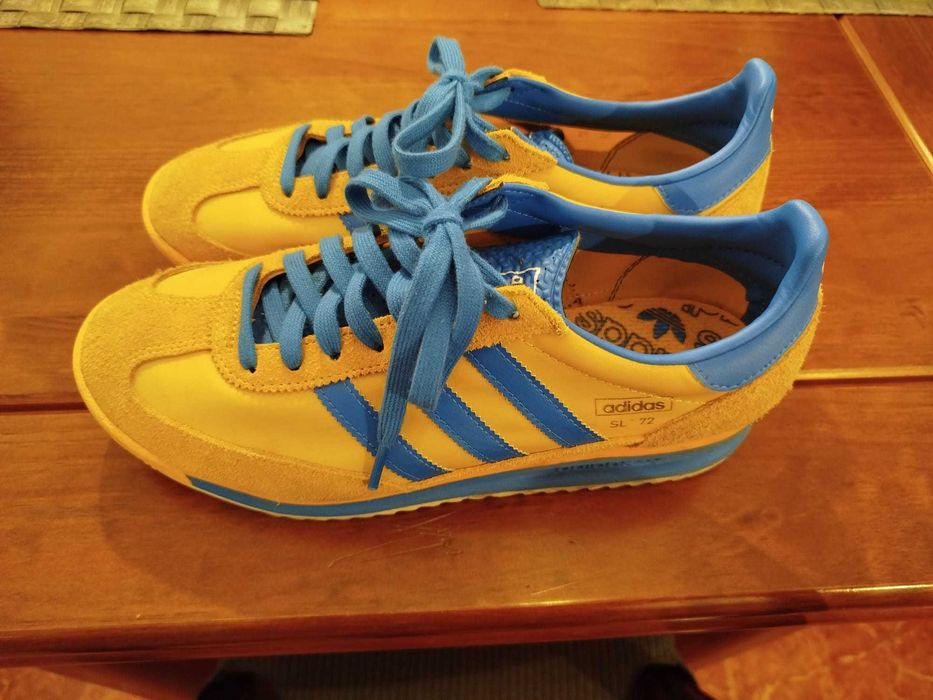 Adidas SL 72 RS - Tenis/Sapatilhas Adidas Amarelos-Azuis