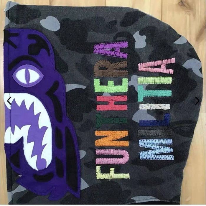 Зіпка худі Bape shark zip-hoodie