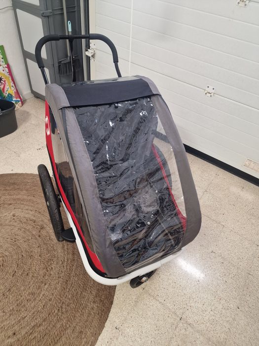Atrelado / Reboque de Bicicleta HAMAX IXPLORER Vermelho