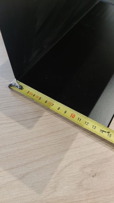 Maskownica okapu metalowa maskownica 2x 2 sztuki nowa czarna Amica