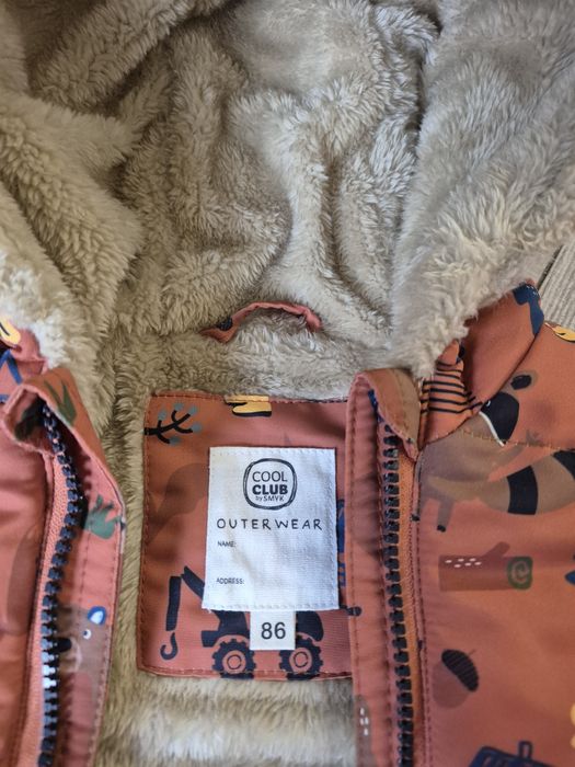 Kombinezon zimowy dla chłopca, rozmiar 86