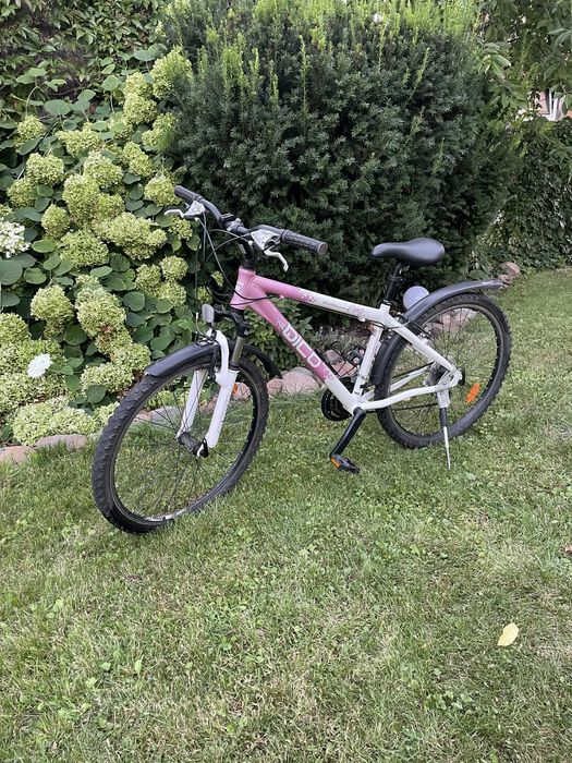 Rower biało-różowy Bico 26’’