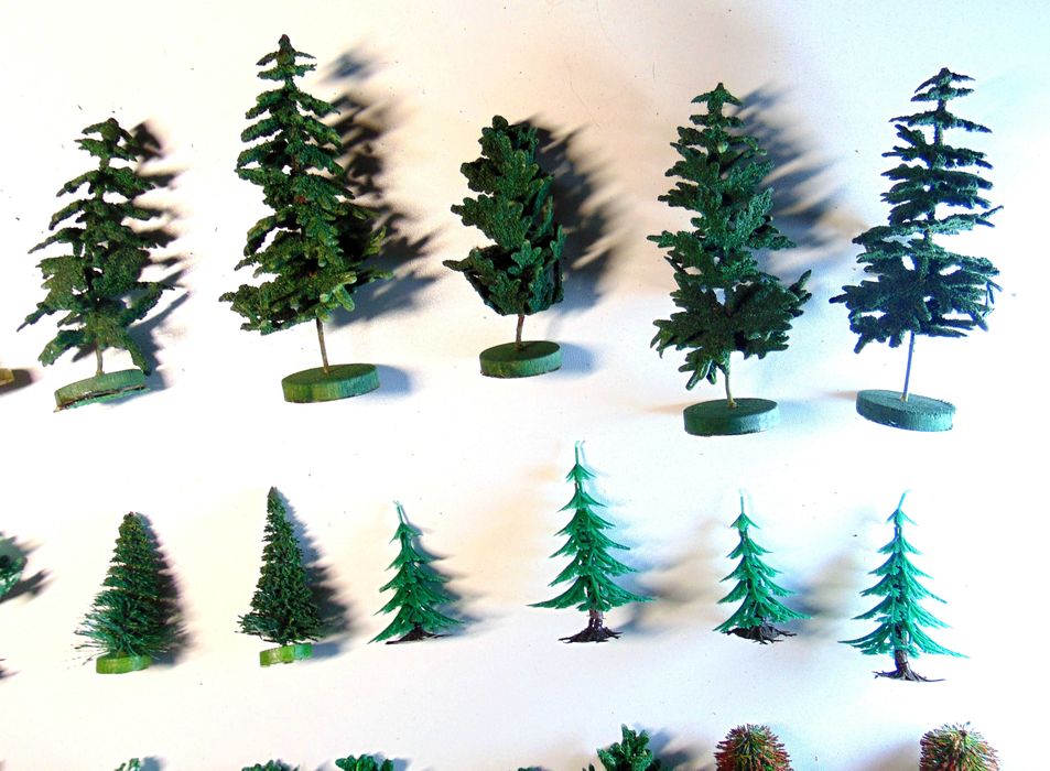 Набір моделей дерев, ялинок, №3.