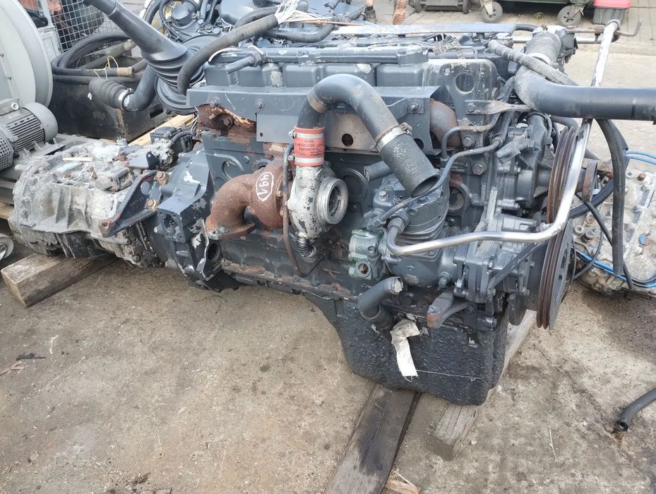 Silnik MAN M90 F90 D0826 LF 08 232KM Skrzynia biegów Chłodnice
